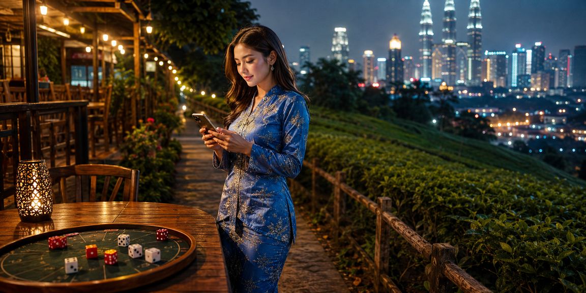 Pemain dari Petaling Jaya menikmati permainan dadu dalam talian menggunakan platform 47600 di Malaysia