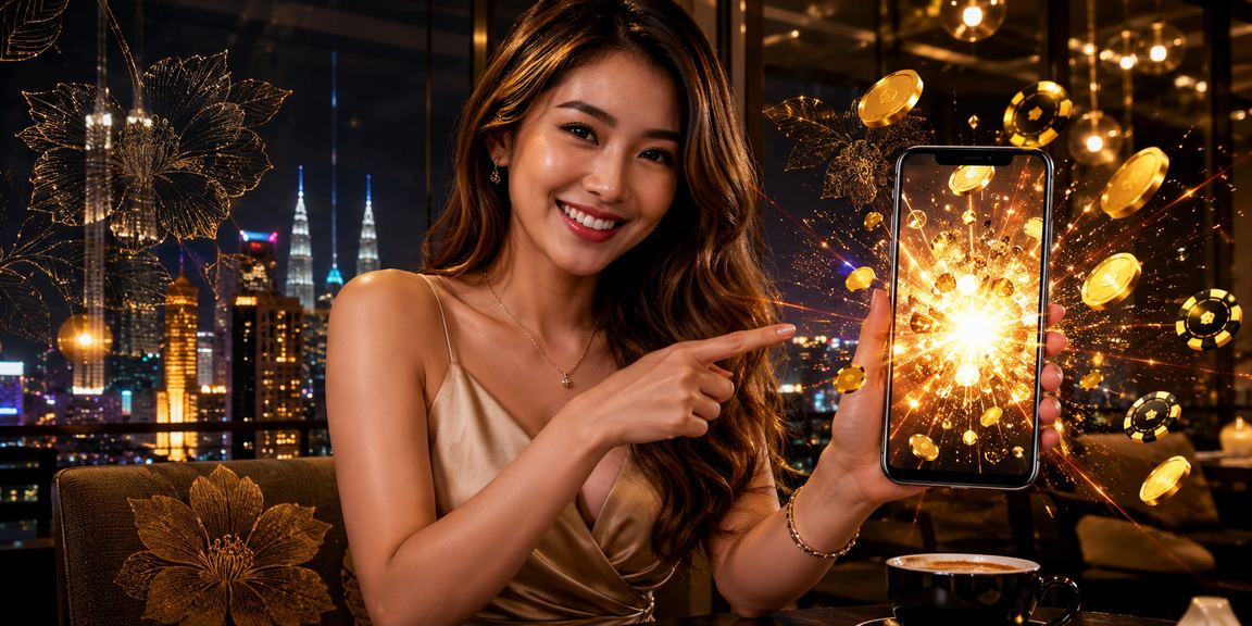 Pemain di Seremban mendaftar akaun baharu dan mendapat bonus pertama untuk blackjack